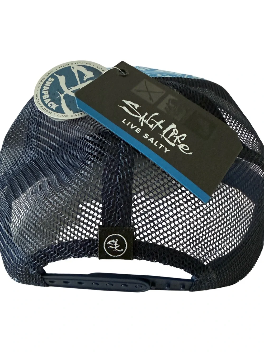 Salt Life Trucker Blue Logo Hat NWT
